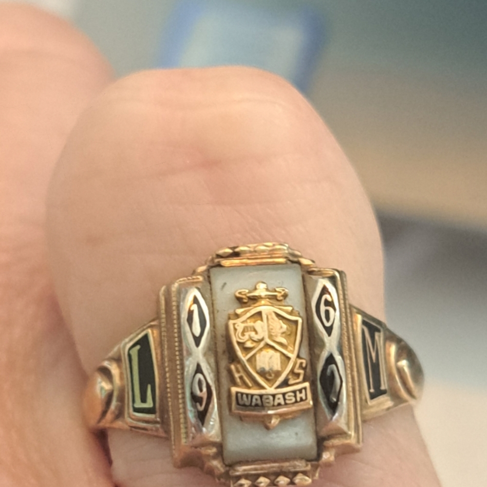 Vintage ladies' class ring 10k